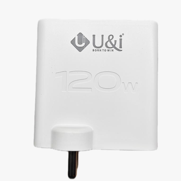 U&i 120W Flash Charge Charger with type-c cable (6 MONTHS GUARANTEE)